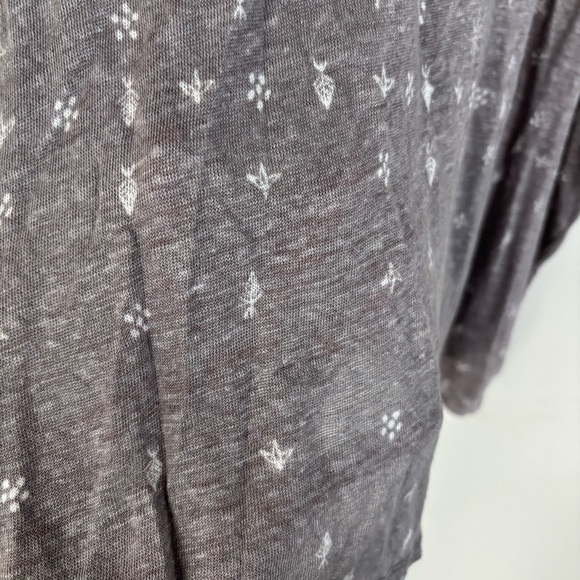 Pete & Greta by Johnny Was Linen Patterned Oversized Top Size S - Picture 6 of 7